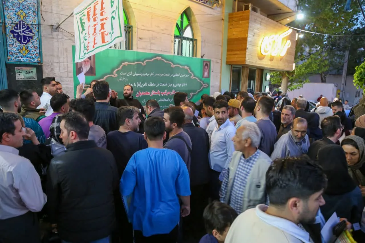 🔺حضور سردار محمدیان در مسجد